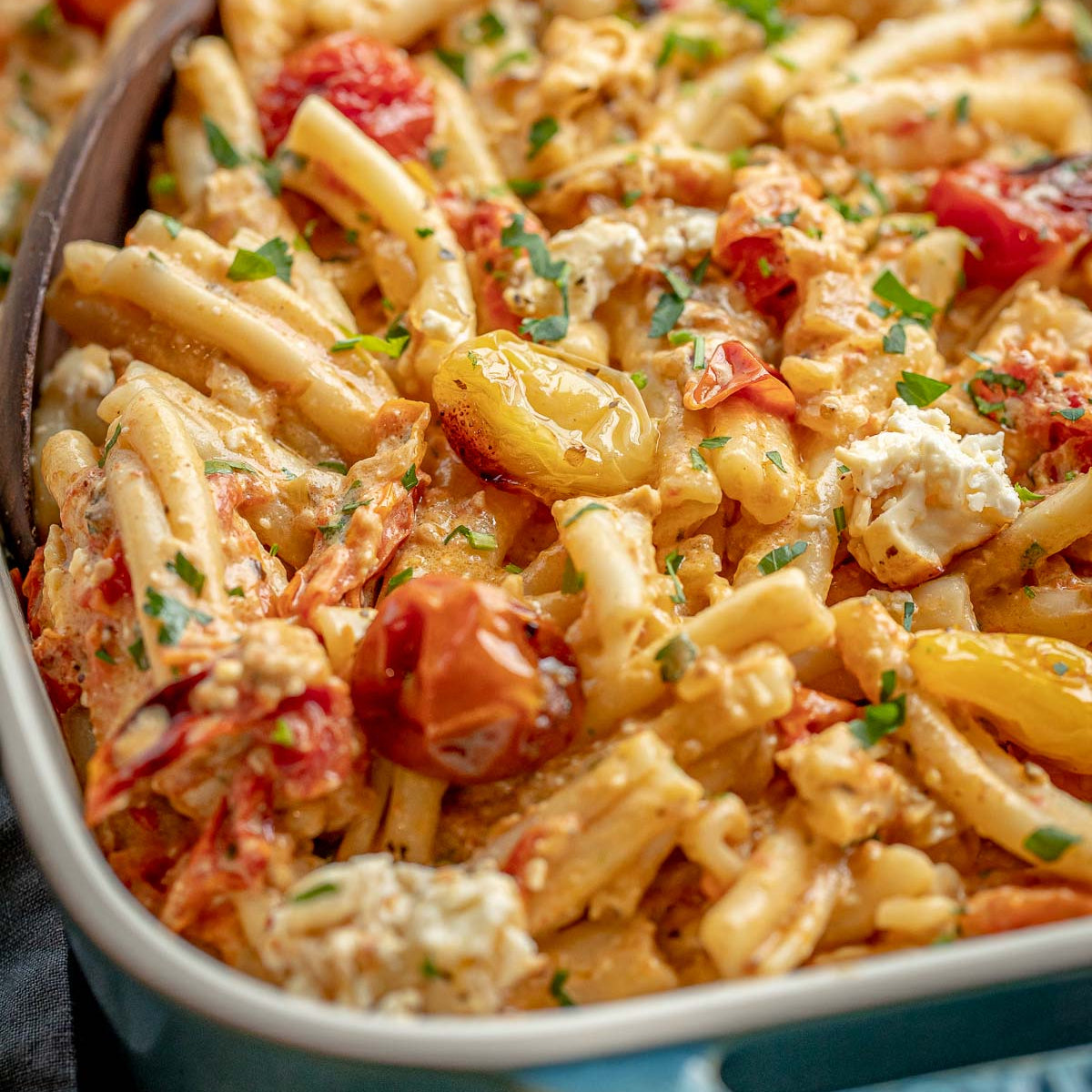 Roasted Tomato & Feta Pasta