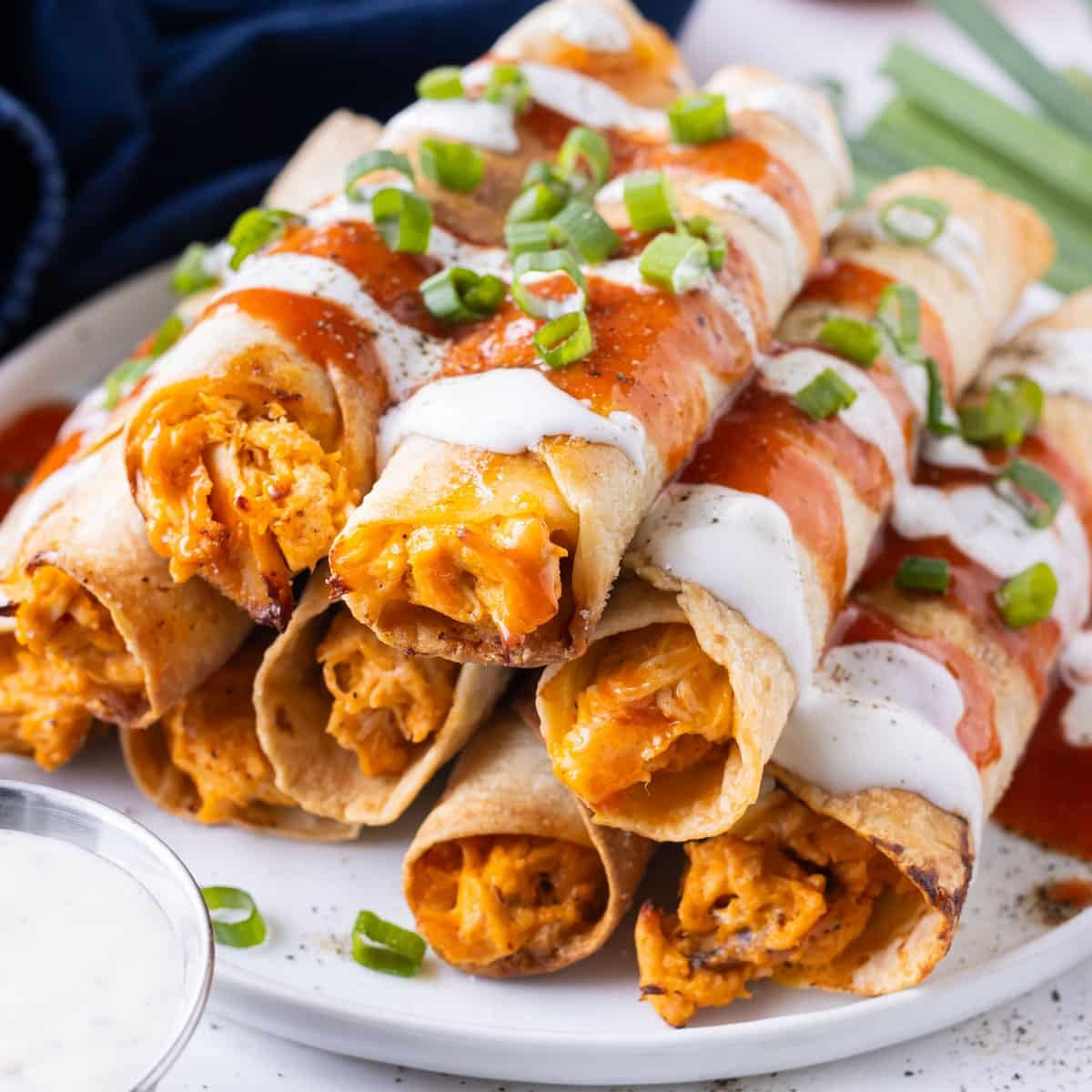 Buffalo Chicken Taquitos