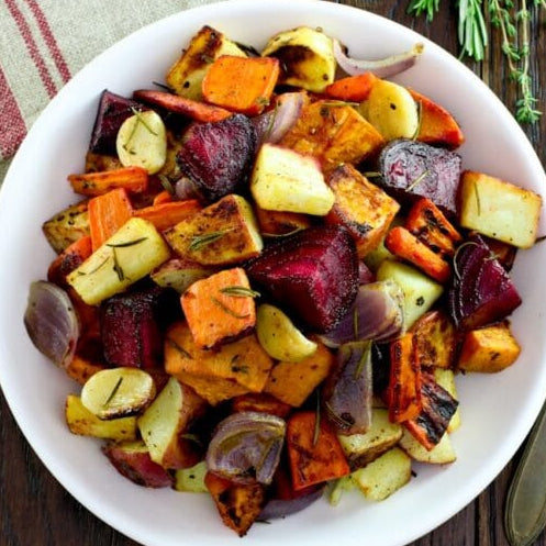 Roasted Roots with Thyme