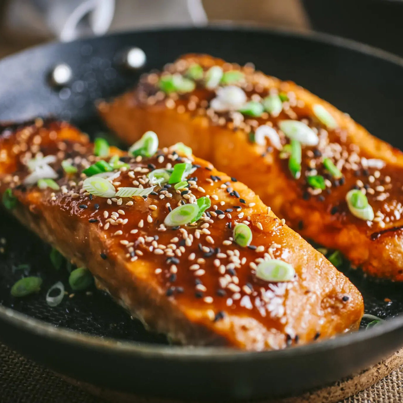 Miso Teriyaki Salmon (side)