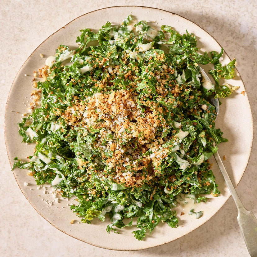 Best Ever Kale Caesar Salad