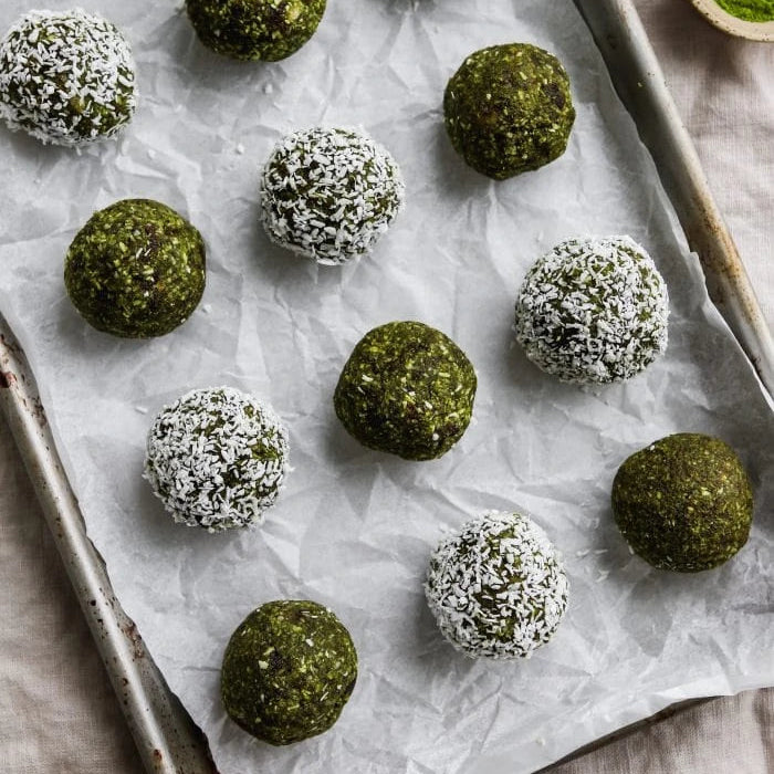 Coconut Matcha Energy Bites