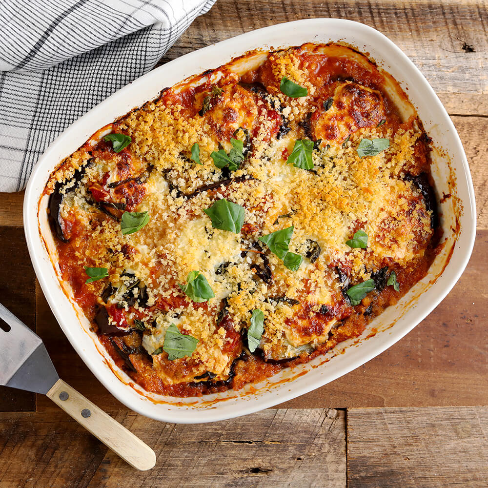 Roasted Eggplant Parmesan
