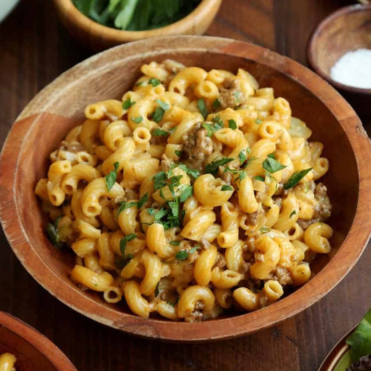 Cheeseburger Mac (with secret veggies!)