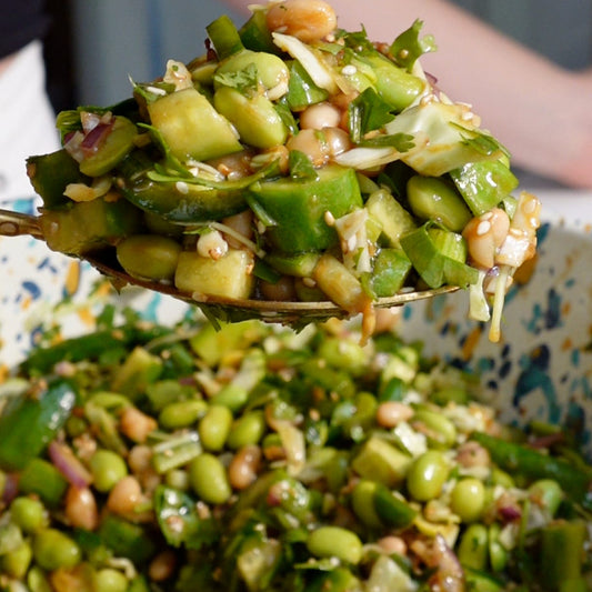 Miso Edamame Bean Salad
