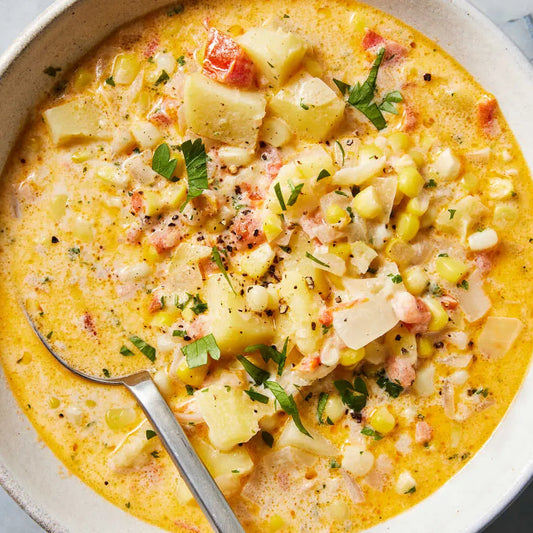 Corn, Potato, and Bacon Chowder
