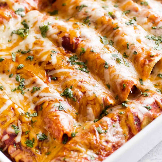 Beef & Sweet Potato Enchiladas