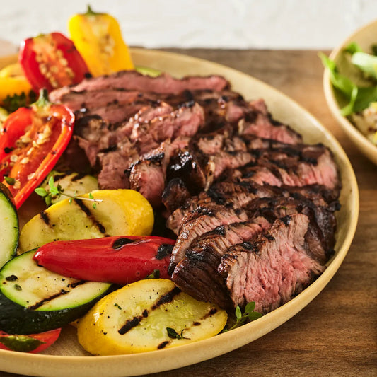Grilled Tri-Tip & Veggies with Herby Rice