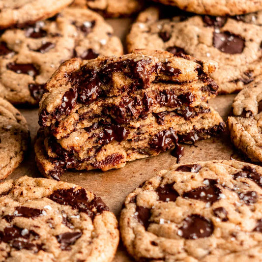 Salted Brown Butter Chocolate Chip Cookies