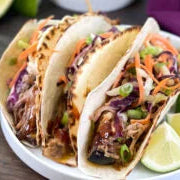 Pulled Pork Tacos with Miso Slaw