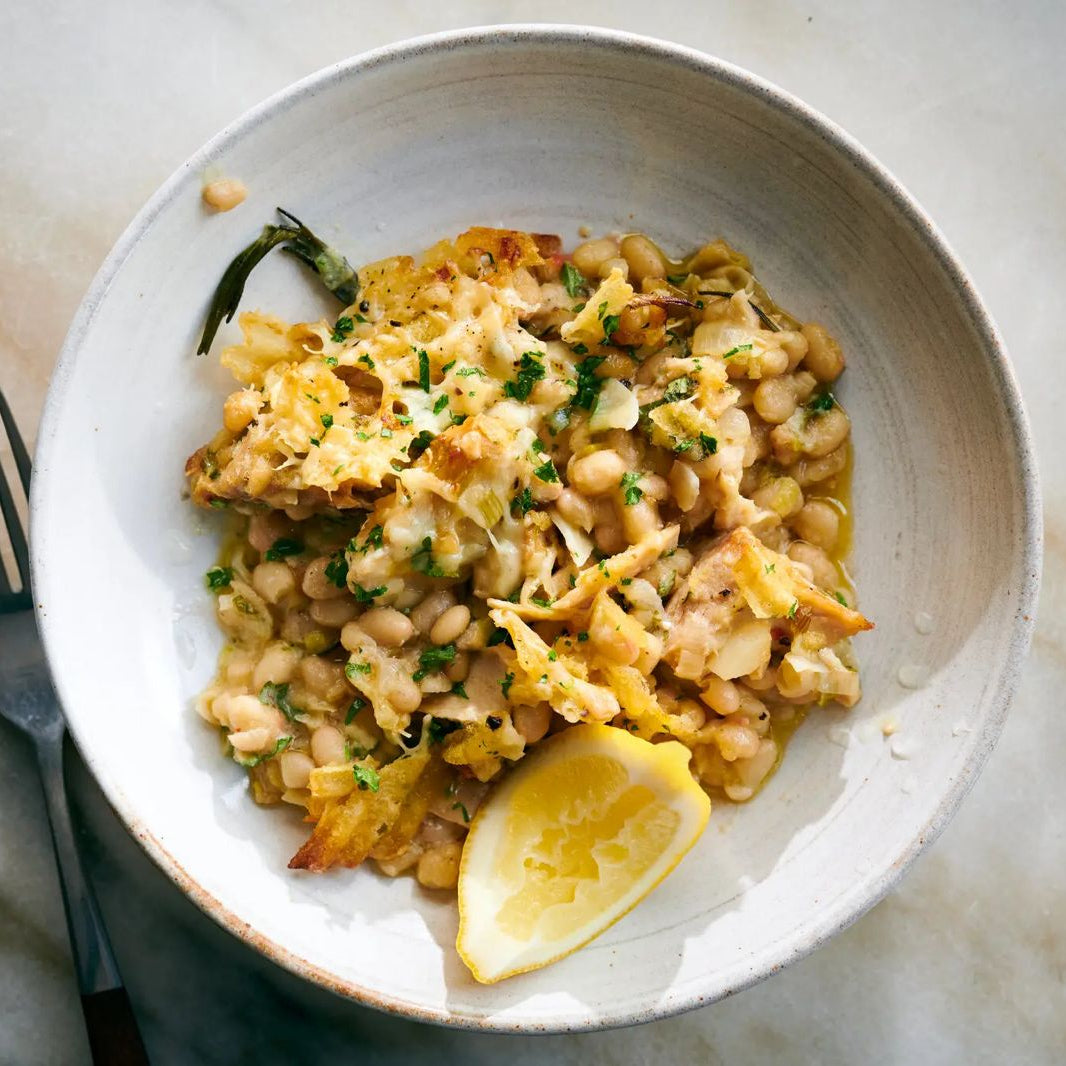 Tuna Noodle Casserole with White Beans